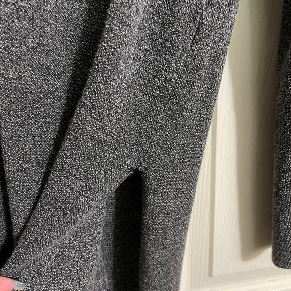 Zara Trafaluc Womens Gray Vneck Side Slits Long Sleeve Tunic Sweater Medium - Picture 4 of 6